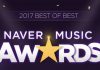 Naver Music Awards anuncia las mejores canciones y artistas de 2017