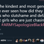 armys blinks